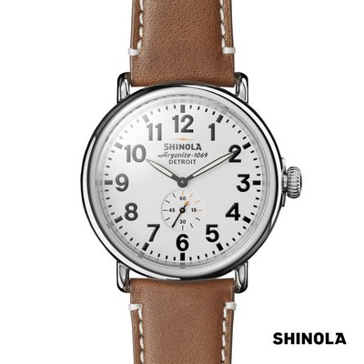 Shinola® Runwell Watch - White/Tan
