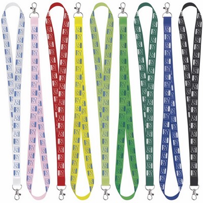 Universal Source® 3/4" Satin Screen Print Lanyard
