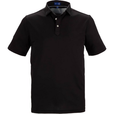 Men's STITCHr Solid Short Sleeve Pique Polo